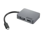 Lenovo-4X91A30366-replicatore-di-porte-e-docking-station-per-laptop-USB-2.0-Type-C-Grigio