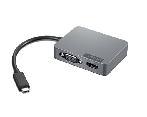 Lenovo-4X91A30366-replicatore-di-porte-e-docking-station-per-laptop-USB-2.0-Type-C-Grigio