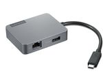 Lenovo-4X91A30366-replicatore-di-porte-e-docking-station-per-laptop-USB-2.0-Type-C-Grigio