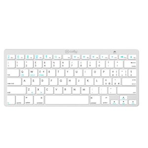 Celly SWKEYBOARDBT tastiera Universale QWERTY Bianco