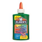 Elmer's Colla Liquida Colore VERDE OPACO, Flacone da 147 ml, Ideale per lo slime