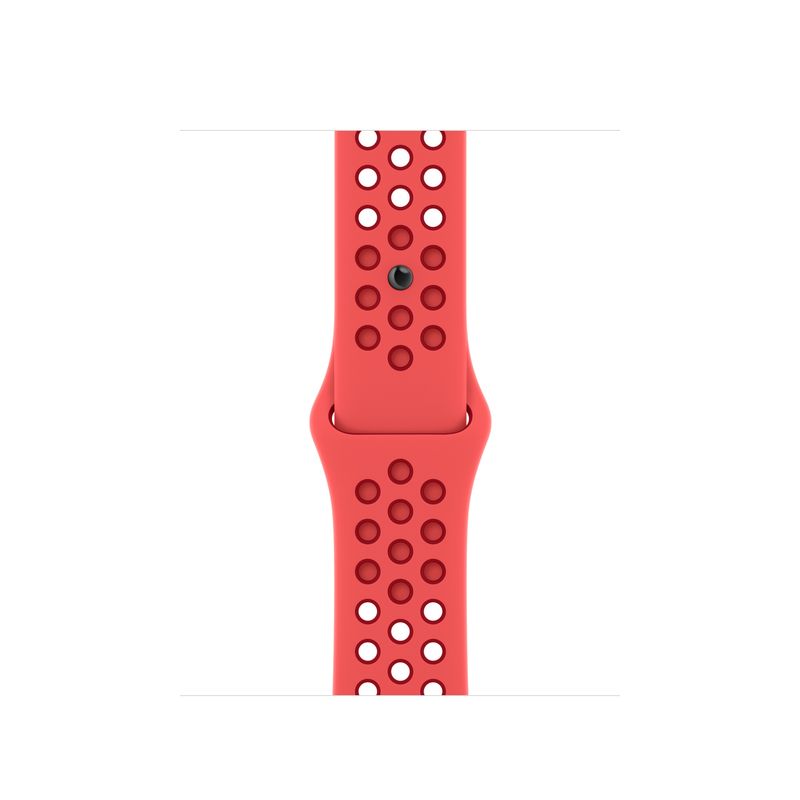 Apple-MPGW3ZM-A-accessorio-indossabile-intelligente-Band-Rosso-Fluoroelastomero