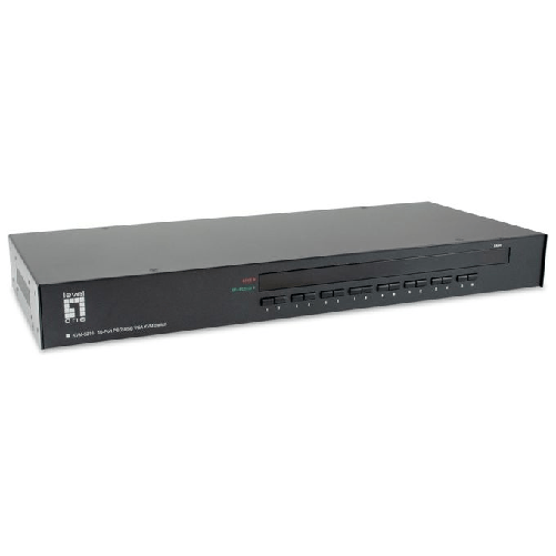 LevelOne-KVM-3216-switch-per-keyboard-video-mouse--kvm--Montaggio-rack-Nero