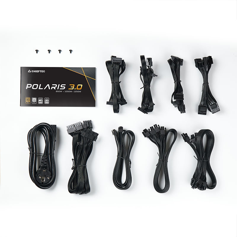 Power-SupplyChieftec-Polaris-3.0-Series-Modular-80-Gold-850W-ATX---PPS-850FC-A3