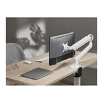 Conceptronic Equip 650185 supporto da tavolo per Tv a schermo piatto 88,9 cm (35") Scrivania Bianco