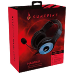 SureFire-Harrier-360-Auricolare-Cablato-A-Padiglione-Giocare-USB-tipo-A-Carbonio