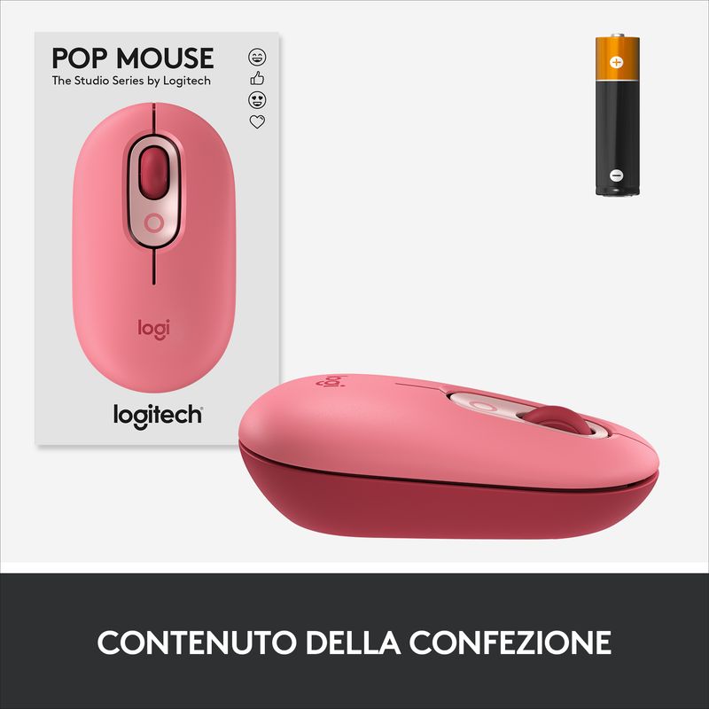 Logitech-POP-Mouse-Wireless-con-Emoji-personalizzabili-Tecnologia-SilentTouch-Precisione-e-Velocita--Design-Compatto-Bluetooth-USB