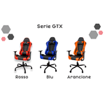 ZStyle Sedia Da Gaming Ergonomica Ad Altezza Regolabile Poltrona Girevole Braccioli Sostegno Lombare E Cervicale Seduta Professionale