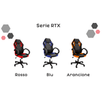 ZStyle Sedia Da Gaming Ergonomica Ad Altezza Regolabile Poltrona Girevole Braccioli Sostegno Lombare  Seduta Professionale Ufficio  Gamer