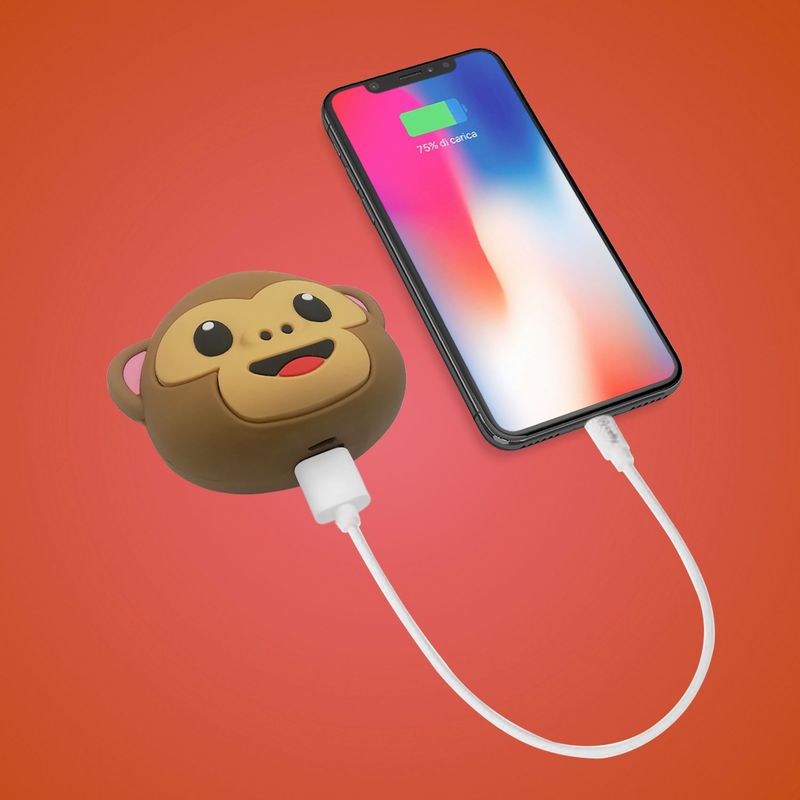 Celly-MONKEY-2200--EMOJI--Ioni-di-Litio-2200-mAh-Marrone