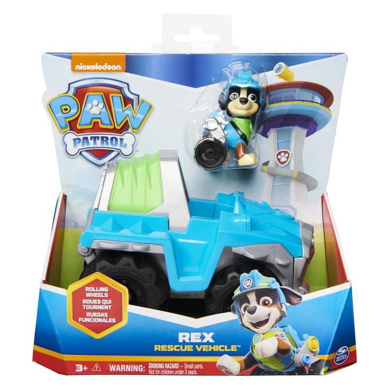 PAW-Patrol--Veicolo-da-salvataggio-di-Rex-Veicolo-e-personaggio-di-Rex-Giochi-per-bambini-dai-3-anni-in-su