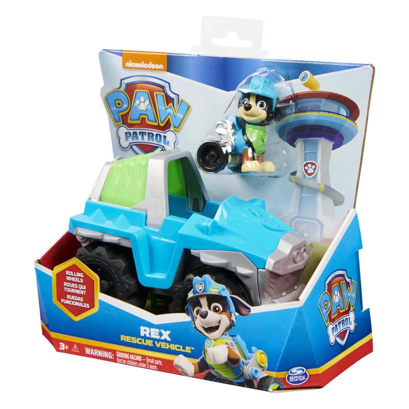 PAW-Patrol--Veicolo-da-salvataggio-di-Rex-Veicolo-e-personaggio-di-Rex-Giochi-per-bambini-dai-3-anni-in-su