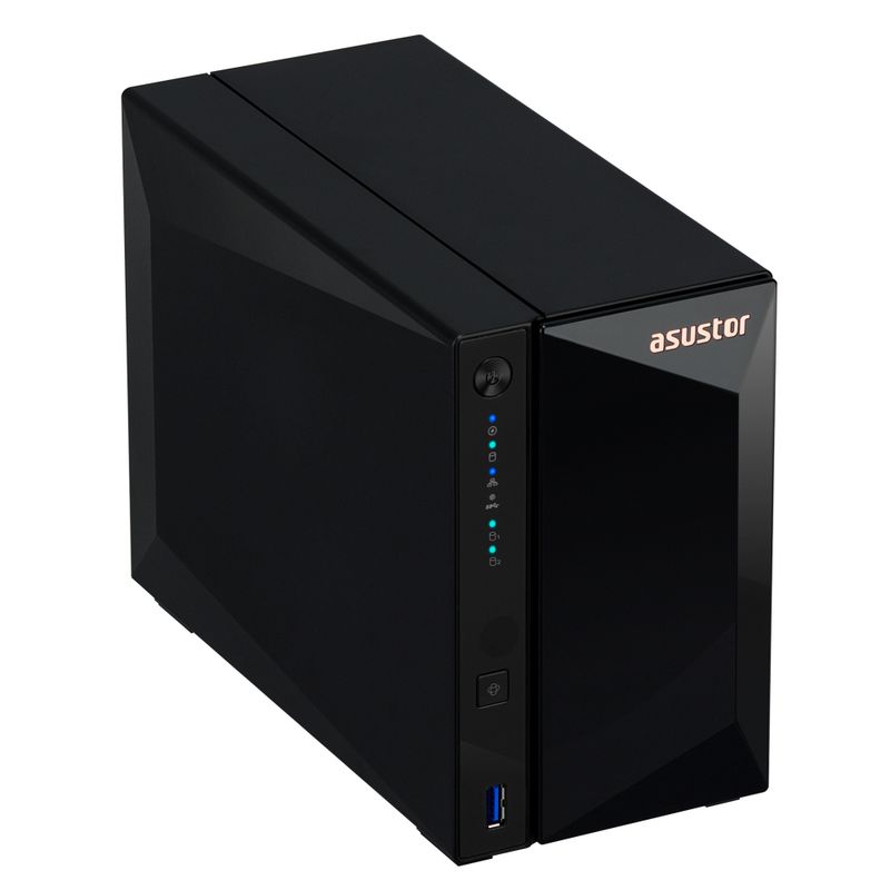 Asustor-AS3302T-NAS-Collegamento-ethernet-LAN-Nero-RTD1296