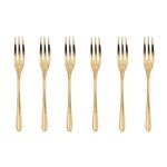 Sambonet Set 6 forchettine dolce Taste PVD Gold