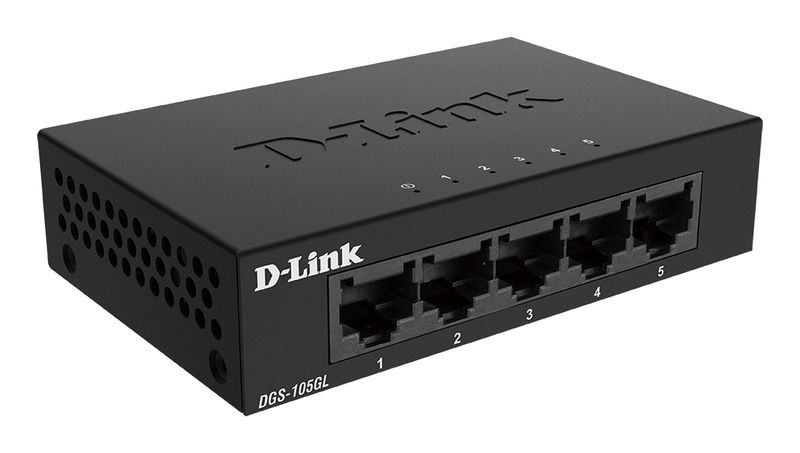 D-Link-DGS-105GL-E-switch-di-rete-Non-gestito-Gigabit-Ethernet--10-100-1000--Nero