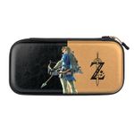 PDP Slim Deluxe: Hyrule Hero Link Custodia rigida Nintendo Nero, Oro