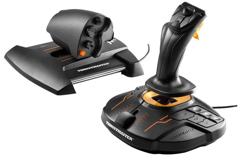 Thrustmaster-T-16000M-FCS-Hotas-Nero-Arancione-USB-Joystick-Analogico-Digitale-MAC-PC