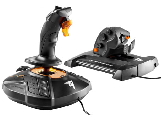 Thrustmaster-T-16000M-FCS-Hotas-Nero-Arancione-USB-Joystick-Analogico-Digitale-MAC-PC