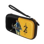 PDP-Slim-Deluxe--Hyrule-Hero-Link-Custodia-rigida-Nintendo-Nero-Oro