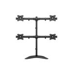 Nilox Multibrackets 3347 supporto da tavolo per Tv a schermo piatto 68,6 cm (27") Scrivania Nero