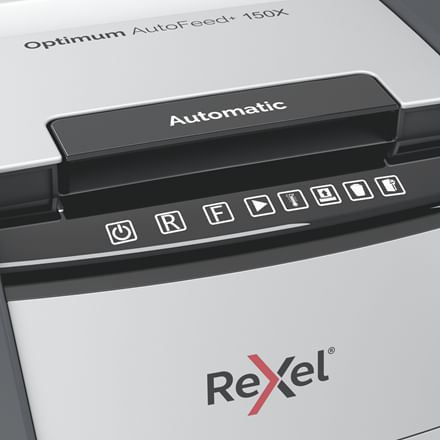 Rexel-Optimum-AutoFeed--150X-A-distruggi-documenti-Triturazione-incrociata-55-dB-22-cm-Nero-Grigio