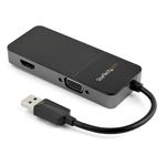 StarTech.com Adattatore USB 3.0 a HDMI e VGA - Convertitore adattatore multiporta 4K/1080p USB Type