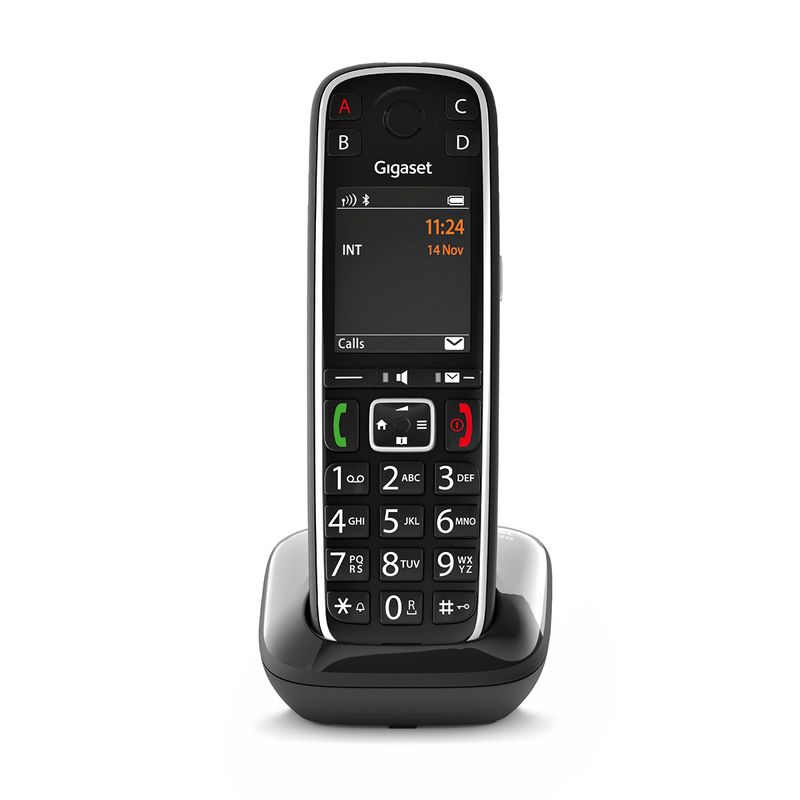 Gigaset-E720-Telefono-analogico-DECT-Identificatore-di-chiamata-Nero