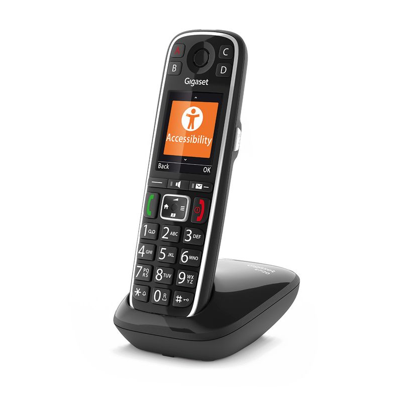 Gigaset-E720-Telefono-analogico-DECT-Identificatore-di-chiamata-Nero