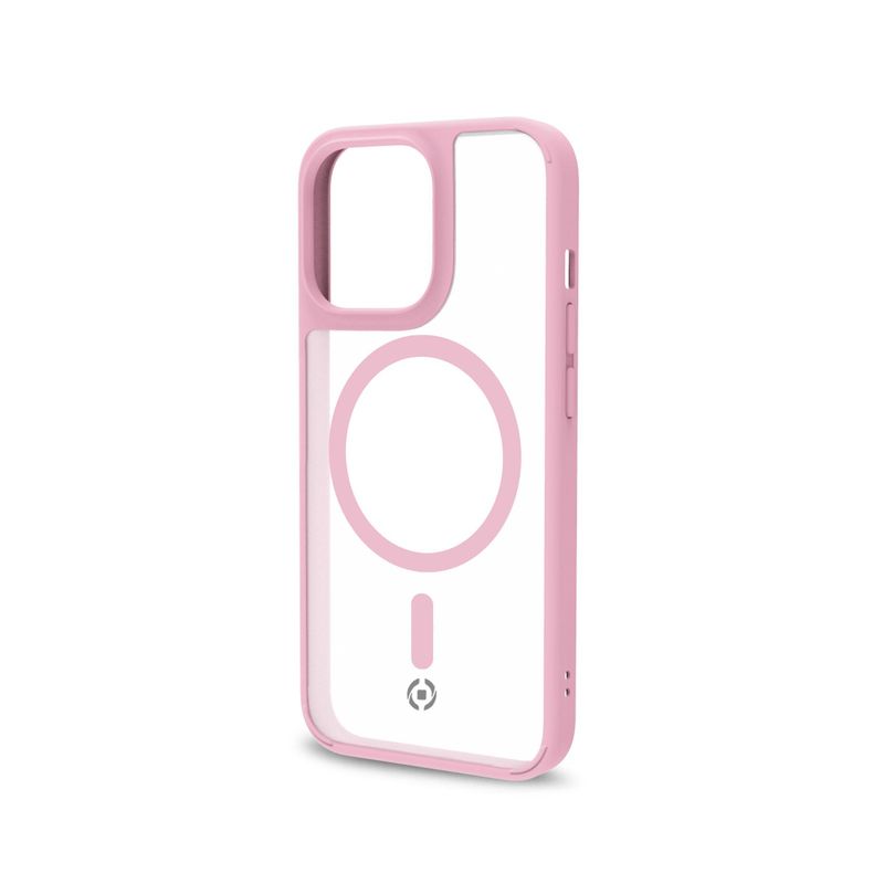 Celly-Magmatt-custodia-per-cellulare-155-cm--6.1---Cover-Rosa-Trasparente