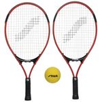 STIGA Set MINITENNIS 2 Racchette JR TECH 21 1 pallina soft e rete con supporti