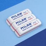 Milan-CPM612-gomma-per-cancellare-Plastica-Bianco-12-pz