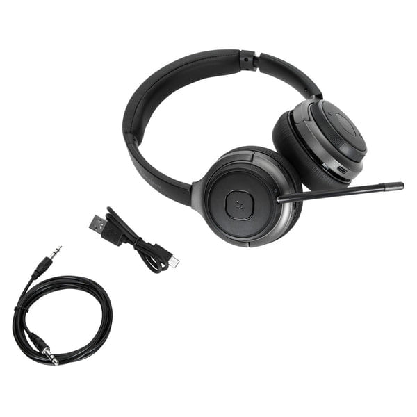 Targus-AEH104GL-cuffia-e-auricolare-Con-cavo-e-senza-cavo-A-Padiglione-Musica-e-Chiamate-USB-tipo-C-Bluetooth-Nero