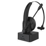 Celly SWHEADSETMONO Auricolare Wireless A Padiglione Ufficio Bluetooth Base di ricarica Nero