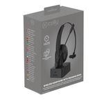 Celly-SWHEADSETMONO-Auricolare-Wireless-A-Padiglione-Ufficio-Bluetooth-Base-di-ricarica-Nero