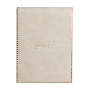Rhodia Notepad Cover + Notepad N°12 quaderno per scrivere 80 fogli Beige
