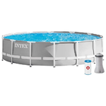 Intex 26720 piscina fuori terra Piscina con bordi Piscina rotonda 12706 L Grigio