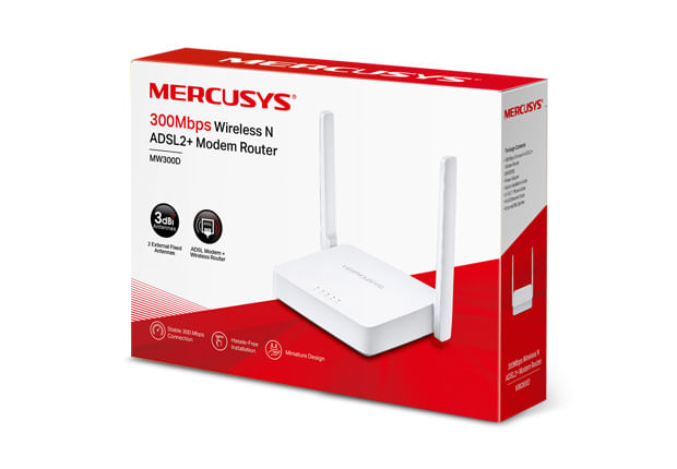 Mercusys-MW300D-router-wireless-Ethernet-Banda-singola--2.4-GHz--4G-Bianco