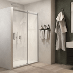 Ix box shower porta doccia scorrevole calla s116 cristallo 6 millimetri chrome *** misure 167-169xh195 cm trasparente...