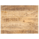 vidaXL Piano Tavolo in Legno Massello di Mango 25-27 mm 90x70 cm