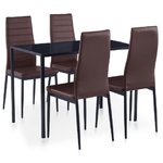 Set da Pranzo 5 pz Marrone