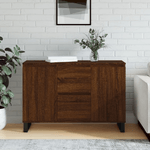 vidaXL Credenza Rovere Marrone 104x35x70 cm in Legno ingegnerizzato