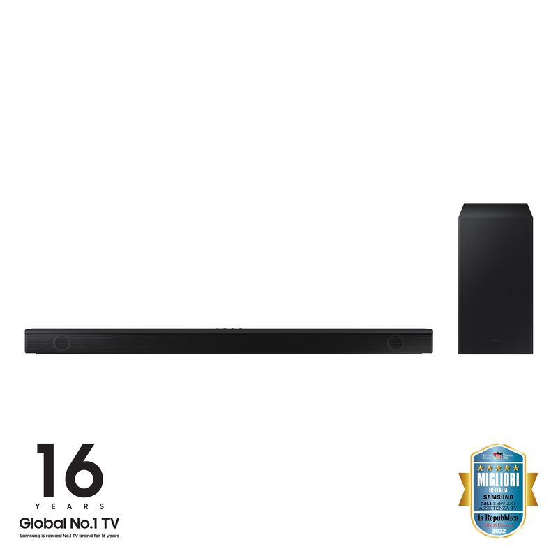 Samsung-Soundbar-HW-B650-ZF-con-subwoofer-3.1-canali-430W-2022-audio-3D-suono-bilanciato-uniforme-e-ottimizzato-bassi-profondi