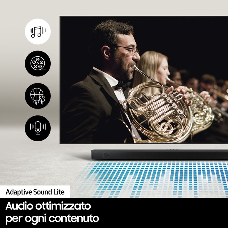 Samsung-Soundbar-HW-B650-ZF-con-subwoofer-3.1-canali-430W-2022-audio-3D-suono-bilanciato-uniforme-e-ottimizzato-bassi-profondi