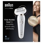 Braun Silk-épil 9 Flex 9-001, Epilatore Donna Testina Flessibile Per Epilazione Semplice