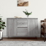 vidaXL Credenza Grigio Sonoma 104x35x70 cm in Legno ingegnerizzato