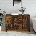 vidaXL Credenza Rovere Fumo 104x35x70 cm in Legno ingegnerizzato