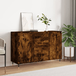 vidaXL Credenza Rovere Fumo 104x35x70 cm in Legno ingegnerizzato