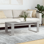 vidaXL Tavolino da Salotto Grigio Sonoma 102x50x35cm Legno ingegnerizzato