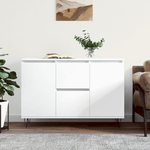 vidaXL Credenza Bianca 104x35x70 cm in Legno ingegnerizzato