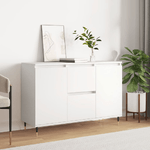 vidaXL Credenza Bianca 104x35x70 cm in Legno ingegnerizzato